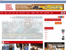 Tablet Screenshot of fastphillysports.com